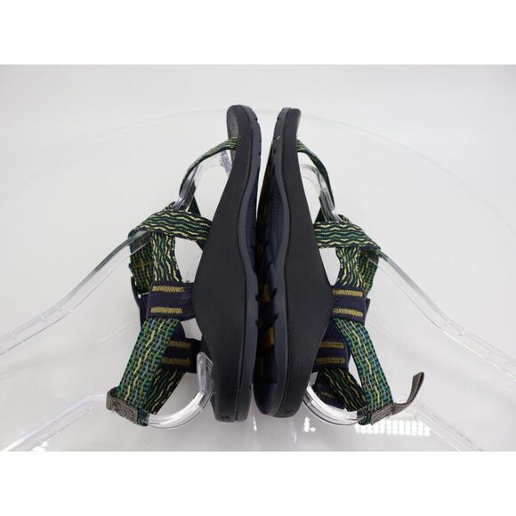 Chaco Ecotread Women Z1 Sandal Size 5 Green Yellow Hike Trail Camp Water Sports - Picture 6 of 10